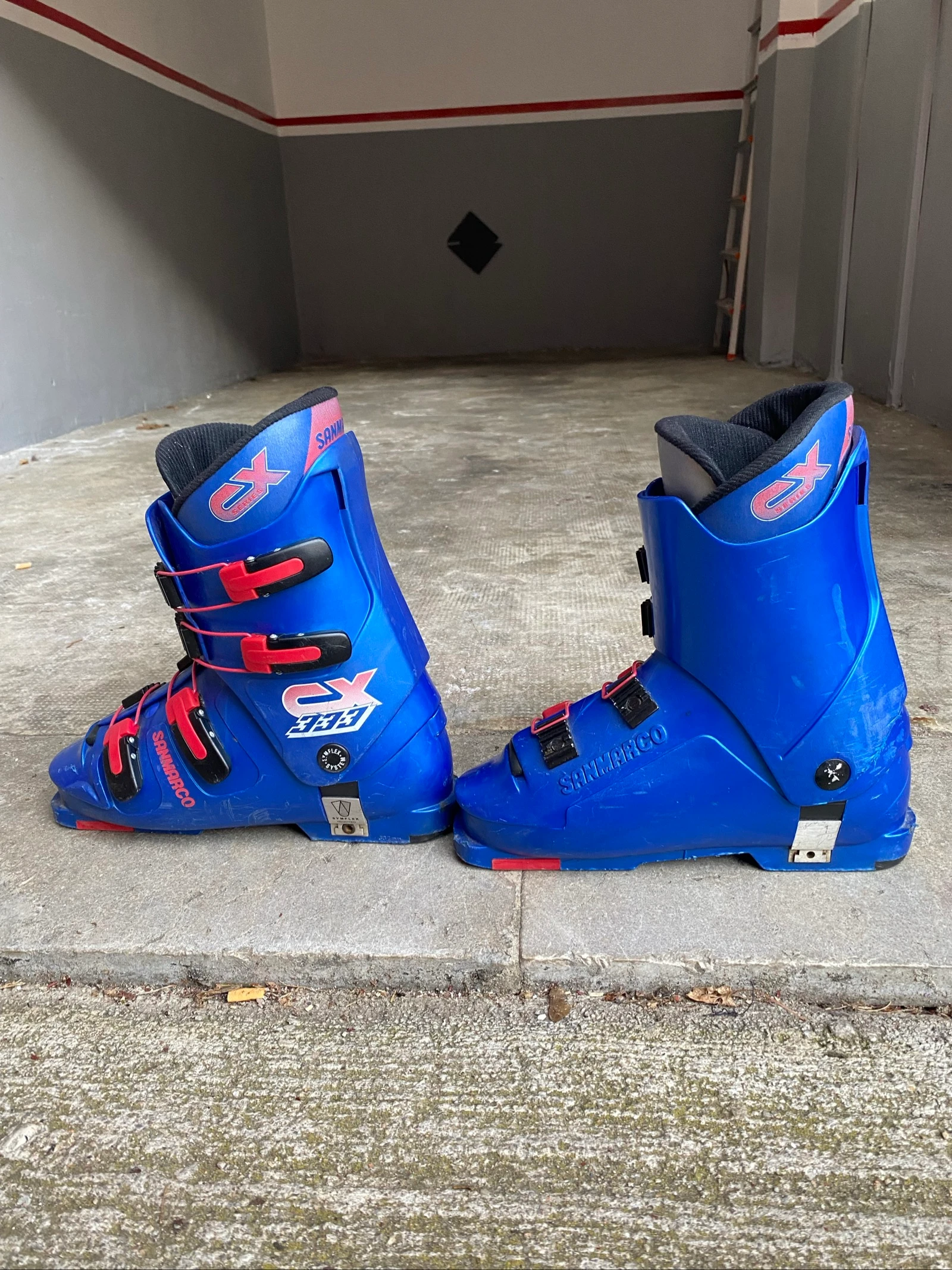 Botas de Esquí Sanmarco CX 333 - Azules/Rojo - Muy Buen Estado – photo 3